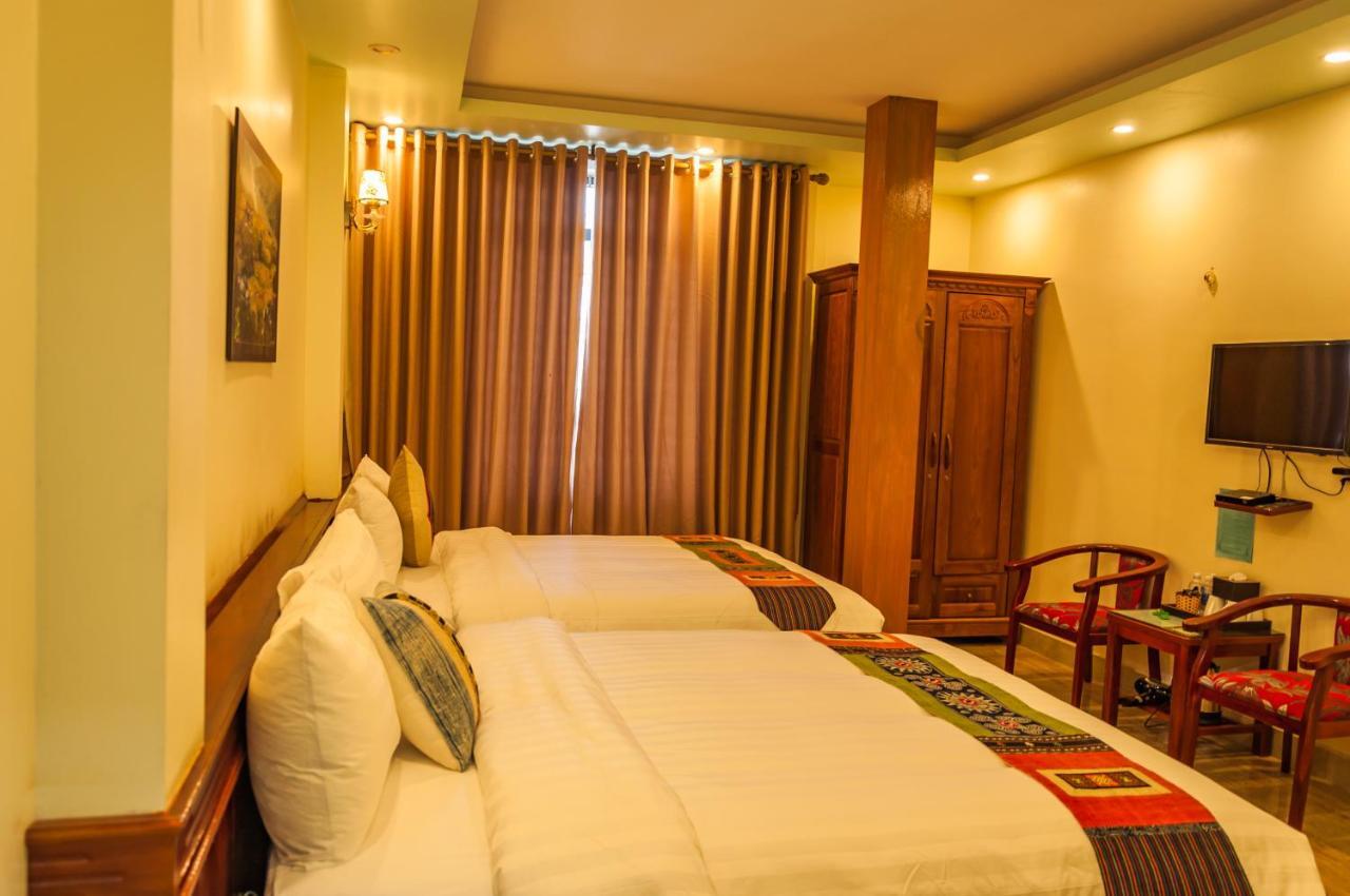 Sapa Peaceful Hotel Exterior photo